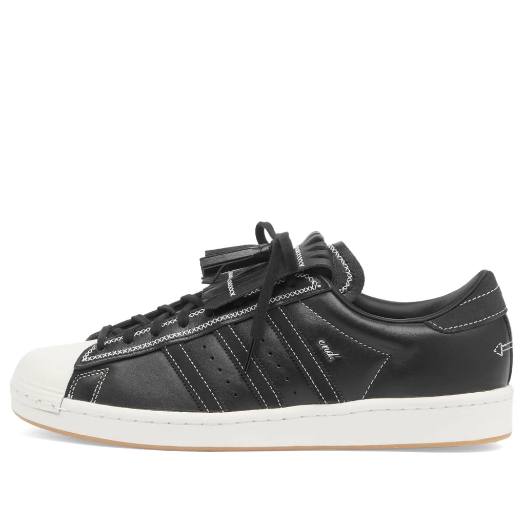 Adidas Originals END. x  'Tying The Knot' Superstar Vintage Sneaker Core Black/Off White
